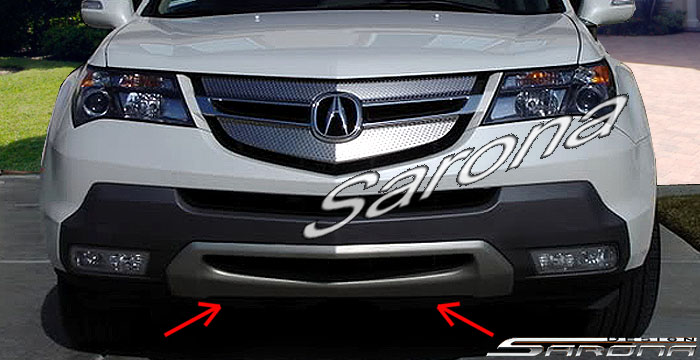 Custom Acura MDX  SUV/SAV/Crossover Front Lip/Splitter (2007 - 2009) - $450.00 (Part #AC-014-FA)
